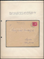 1946 (13. Díjszabás) Levél Lovasfutár 100 Ezer P Bérmentesítéssel, Kiállítási Lapon - Other & Unclassified