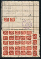 1946 (19. Díjszabás) Levél 2 X 100 MP és 29 X 200 MP Bélyeggel "PUSZTAPÓ" - Budapest / 2 X Mi 905 + 29 X Mi 906 On Cover - Other & Unclassified