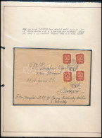 1946 (20. Díjszabás) Távolsági Levél 4 X Milpengő 5000MP Bélyeggel Bérmentesítve Sopronból Budapestre Kiállítási Lapon F - Sonstige & Ohne Zuordnung