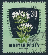 O 1961 Gyógynövények 30f Piros Színnyomat Nélkül Kezeletlen Előbélyegzett íváruból. Rendkívül Ritka Tévnyomat! / Mi 1800 - Otros & Sin Clasificación