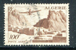 ALGERIE- P.A Y&T N°10- Oblitéré - Poste Aérienne
