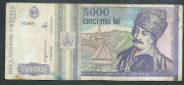 Roumanie - ROMANIA - 5000 LEI 1993 -  H.0001 201222 Laura13608 - Roemenië