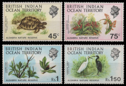 BIOT 1971 - Mi-Nr. 39-42 ** - MNH - Fauna & Flora - Britisches Territorium Im Indischen Ozean