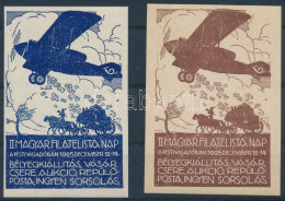 ** 1925/40 + 4b II. Magyar Filatelista Nap Emlékívpár (32.000) - Altri & Non Classificati