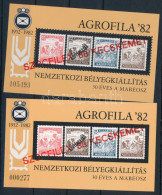 ** 1988 SZOCFILEX Normál + Karton Emlékív - Altri & Non Classificati