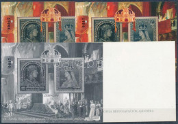 ** 1996/25 Koronázás Emlékív 4 Db-os Garnitúra Azonos Sorszámmal (30.000) / Souvenir Sheet Collection With 4 Varieties - Andere & Zonder Classificatie