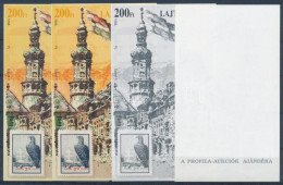 ** 1998 Lajtabánság 4 Db-os Emlékív Garnitúra Azonos Sorszámmal (30.000) / Souvenir Sheet Collection Of 4 - Andere & Zonder Classificatie