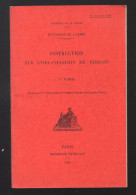 (militaria) Instruction Sur L'organisation Du Terrain  Ed De 1938   (PPP45917) - Frans