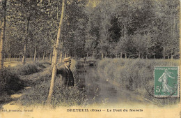 CPA 60 BRETEUIL LE PONT DU MARAIS  Colorisée Toilée - Breteuil