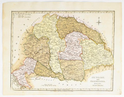 Robert Wilkinson: Hungary And Transilvania. Drawn From The Latest Authorities. Magyarország és Erdély Színezett Rézmetsz - Otros & Sin Clasificación