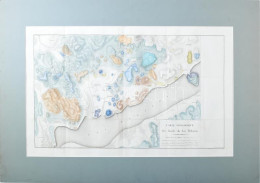 Carte Géologique Des Bords De Lac Balaton - (A Balaton Színezett, Rézmetszetes Geológiai Térképe 1813-ból.) Színezett Ré - Otros & Sin Clasificación