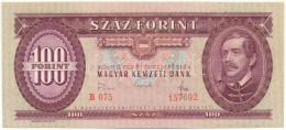 1968. 100Ft "B 075 157692" Nyomdai Festékfoltok T:UNC,AU Hungary 1968. 100 Forint "B 075 157692" Printing Ink Spots C:UN - Ohne Zuordnung