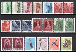 LIECHTENSTEIN, 1944-1958 Lot Frei-und Sondermarken, Postfrisch ** - Lotti/Collezioni