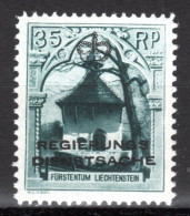 LIECHTENSTEIN, 1932 Dienstmarke, Postfrisch ** - Service