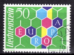 LIECHTENSTEIN, 1960 Europamarke Type II, Gestempelt - Usados