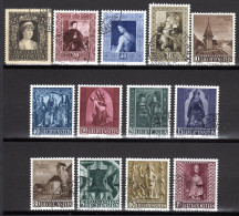 LIECHTENSTEIN, 1947-1959 Lot Frei-und Sondermarken, Gestempelt - Lotti/Collezioni