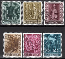 LIECHTENSTEIN, 1959/60 Zusammenstellung, Gestempelt - Used Stamps
