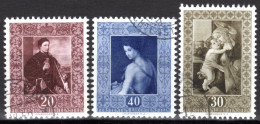 LIECHTENSTEIN, 1952 Fürstliche Gemäldegalerie II, Gestempelt - Used Stamps