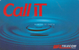 CARTA DI CREDITO ITALIA CALLIT TELECOM  (CK1688 - Usages Spéciaux