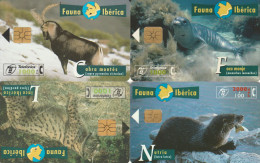 PHONE CARD 4 SPAGNA FAUNA (CK990 - Commemorative Advertisment