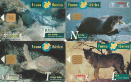 PHONE CARD 4 SPAGNA FAUNA (CK988 - Commemorative Advertisment