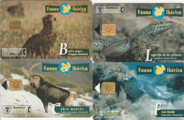 PHONE CARD 4 SPAGNA FAUNA (CK987 - Commemorative Advertisment