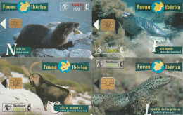 PHONE CARD 4 SPAGNA FAUNA (CK982 - Commemorative Advertisment