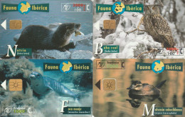 PHONE CARD 4 SPAGNA FAUNA (CK981 - Commemorative Advertisment