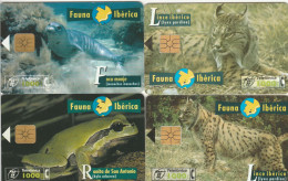 PHONE CARD 4 SPAGNA FAUNA (CK975 - Commemorative Advertisment