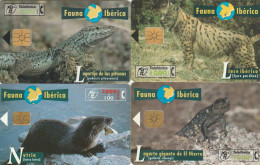 PHONE CARD 4 SPAGNA FAUNA (CK977 - Werbekarten