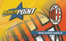 CARTA CREDITO PER SCOMMESSE SISAL (CK1626 - Credit Cards (Exp. Date Min. 10 Years)