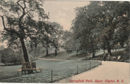 Springfield Park , Upper Clapton N. E. --- 1910 - London Suburbs