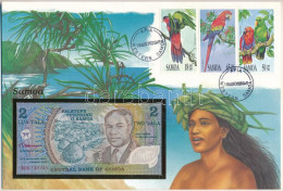 Szamoa 1990. 2T Felbélyegzett Borítékban, Bélyegzéssel T:UNC  Samoa 1990. 2 Tala In Envelope With Stamp And Cancellation - Non Classés