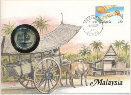 Malajzia 1987. 50s Felbélyegzett Borítékban, Bélyegzéssel, Német Nyelvű Leírással T:UNC Malaysia 1987. 50 Sen In Envelop - Non Classificati