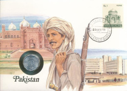 Pakisztán 1974. 10p "FAO" érmés Borítékban, Bélyeggel és Bélyegzéssel, Német Nyelvű Ismertetővel T:XF Pakistan 1974 10 P - Unclassified