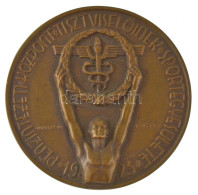 Matzon Frigyes (1909-1986) 1932. "Pénzintézeti Központ Tisztviselőinek Sportegyesülete 1923 / 1932 I.10. I. Dij" Bronz D - Non Classés