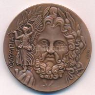 ~1996. Az 1896-os Olimpiai Díjérem Modern Bronz Replikája "KÓPIA" Jelzéssel (42mm) T:UNC,AU - Ohne Zuordnung