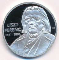 Ifj. Szlávics László (1959-) 2011. "Nagy Magyarok / Liszt Ferenc" Ezüstözött Cu Emlékérem Tanúsítvánnyal (40mm) T:PP - Unclassified