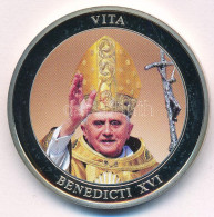Vatikán DN "XVI. Benedek" Multicolour Fém Emlékérem (40mm) T:PP Vatican ND "Benedict XVI" Multicolour Metal Commemorativ - Zonder Classificatie