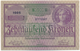 Ausztria 1924. 10.000K "1005 277297" T:UNC Austria 1924. 10.000 Kronen "1005 277297" C:UNC Krause 85. - Non Classés