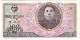 Észak-Korea 1978. 100W T:AU  North Korea 1978. 100 Won C:AU Krause P#22 - Ohne Zuordnung