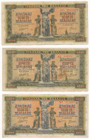 Görögország 1942. 5000D (5x) T:III Greece 1942. 5000 Drachmai (5x) C:F  Krause 119.a - Ohne Zuordnung