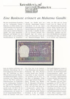 India 1969. 1R "Gandhi" Német Nyelvű Leírással T:I India 1969.1 Rupee "Gandhi" With German Description C:AU Krause P# 66 - Zonder Classificatie