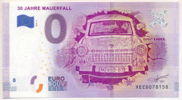 Németország 2019. 0E "30 Jahre Mauerfall" Szuvenír Bankjegy T:UNC  Germany 2019. 0 Euro "30 Jahre Mauerfall" Souvenir Ba - Ohne Zuordnung