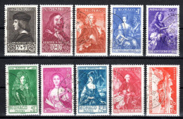MONACO, 1939, Bildnisse Früherer Herrscher, Gestempelt - Used Stamps