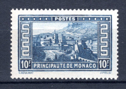 MONACO, 1933 10F Freimarke Fürstenpalast, Ungebraucht * - Usati