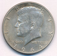 Amerikai Egyesült Államok 1964. 1/2$ Ag "Kennedy" T:AU,XF Patina USA 1964. 1/2 Dollar Ag "Kennedy" C:AU,XF Patina Krause - Sin Clasificación