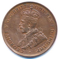 Ausztrália 1935. 1p Bronz "V. György" T:2,2- Karc Australia 1935. 1 Penny Bronze "George V" C:XF,VF Scratch Krause KM#23 - Unclassified