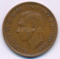 Ausztrália 1943I 1p Bronz "VI. György" Bombay-i Veret T:VF Patina, Karc, Kis Ph Australia 1943I 1 Penny Bronze "George V - Non Classificati