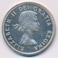 Kanada 1963. 1$ Ag "II. Erzsébet" T:AU Canada 1963. 1 Dollar Ag "Elizabeth II" C:AU Krause KM#54 - Non Classés